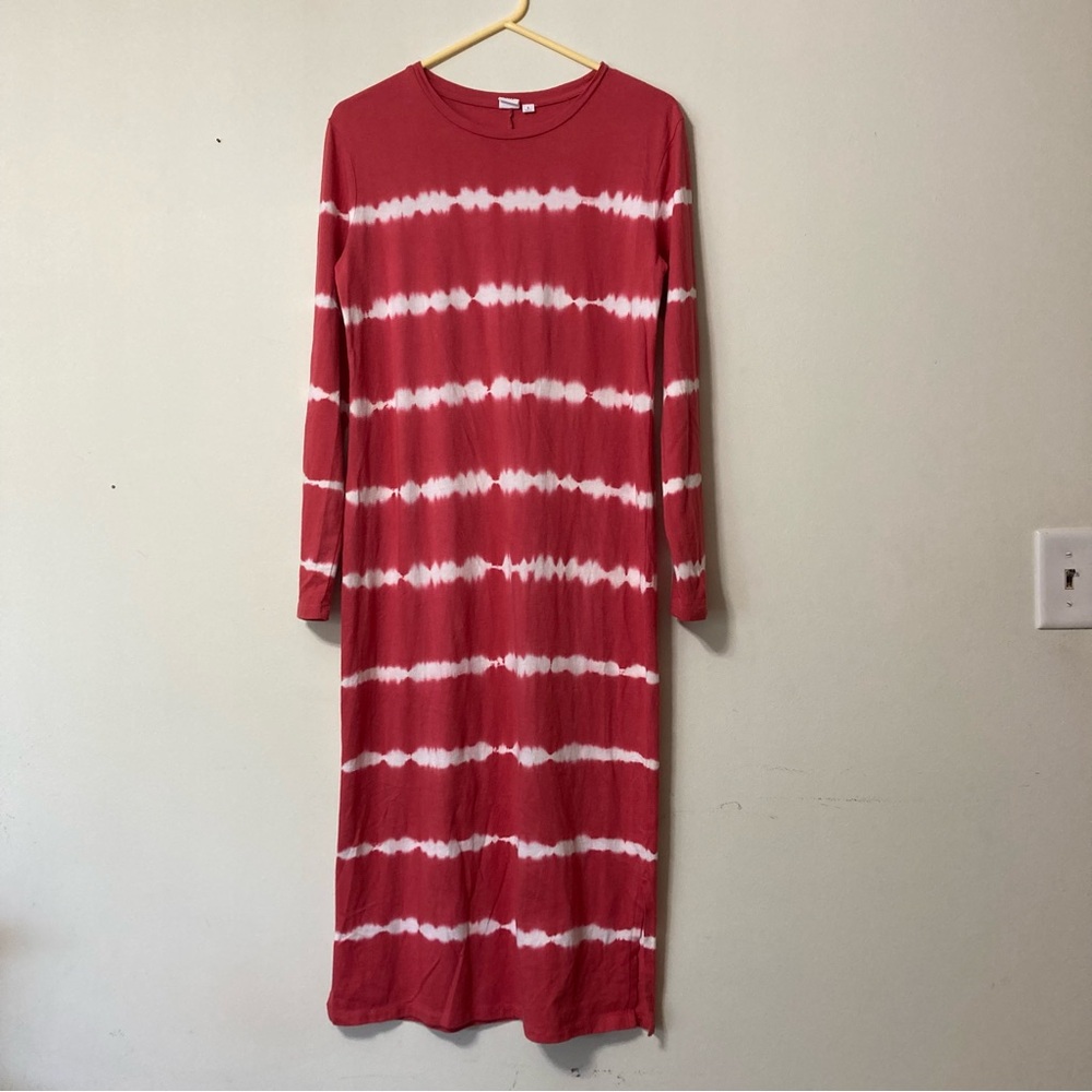 GAP Tie Dye Long Sleeve Sheath Dress